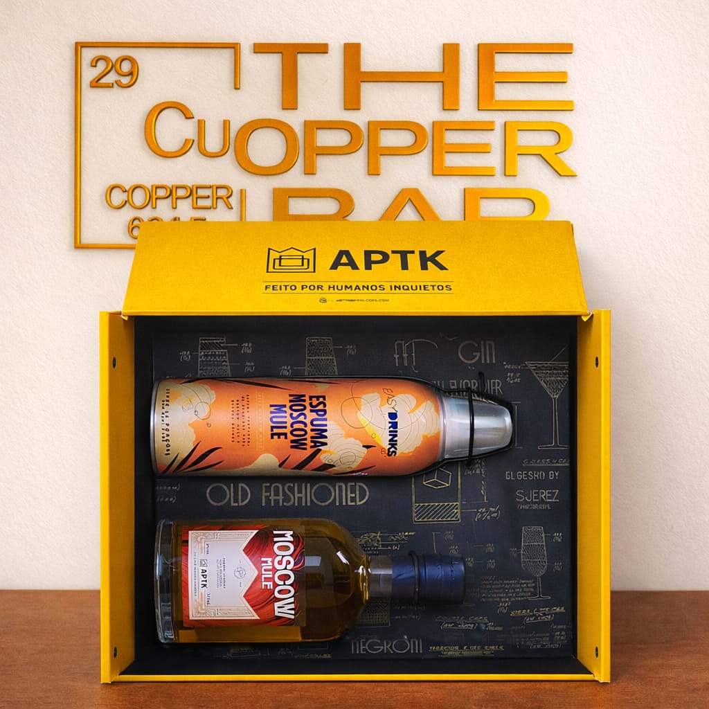 Maleta Aptk The Copper Bar para montar Kits de garrafas 375ml