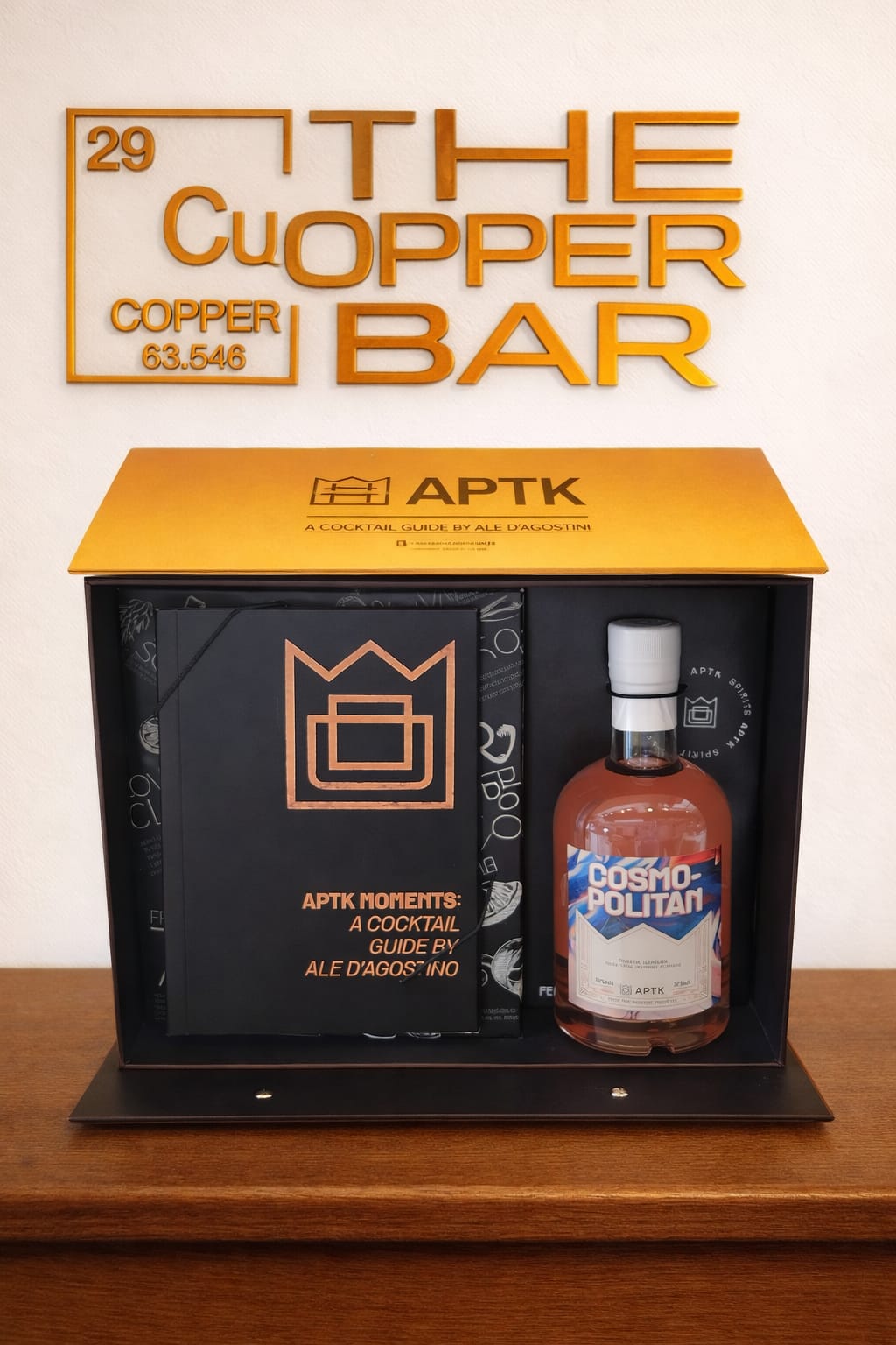 Maleta Aptk The Copper Bar para montar Kits de garrafas 375ml